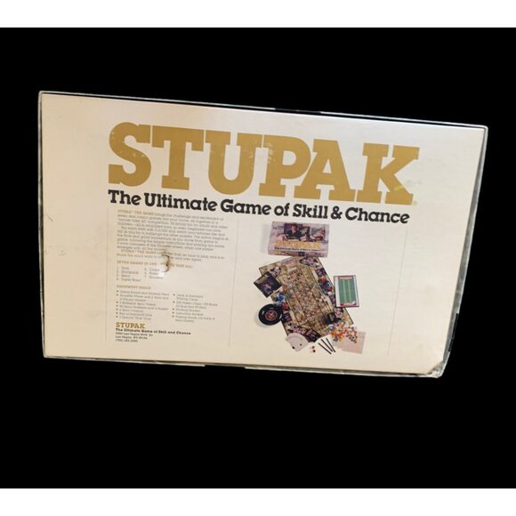 AUTOGRAPHED w PIC Bob Stupak's Las Vegas World Board Game Gazette Newspaper WSOP - Picture 12 of 14